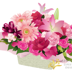 【アレンジ】ショートカット型おまかせPink10000-1