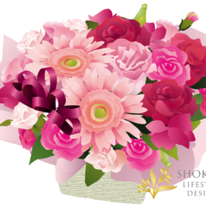 【アレンジ】ショートカット型おまかせPink5000-1