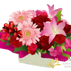 【アレンジ】ショートカット型おまかせRedPink8000-1