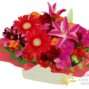 【アレンジ】ショートカット型おまかせRed11000-1