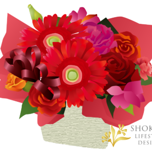 【アレンジ】ショートカット型おまかせRed3000-1