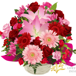 【アレンジ】スタンダード型おまかせRedPink10000-1