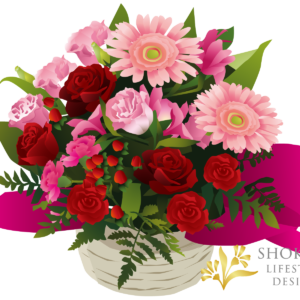 【アレンジ】スタンダード型おまかせRedPink3000-1