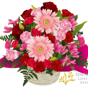 【アレンジ】スタンダード型おまかせRedPink5000-1