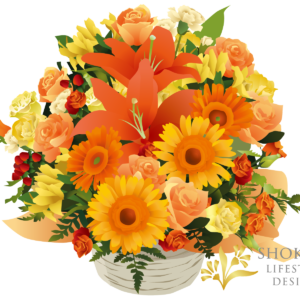 【アレンジ】スタンダード型おまかせYellowOrange10000-1