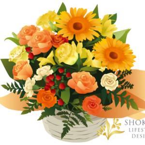 【アレンジ】スタンダード型おまかせYellowOrange3000-1