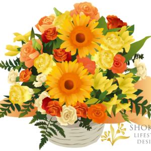 【アレンジ】スタンダード型おまかせYellowOrange5000-1