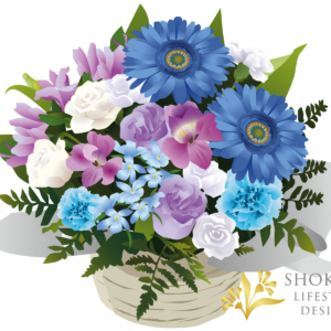 【アレンジ】スタンダード型おまかせWhiteBlue3000-1