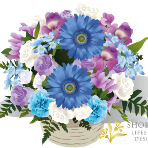 【アレンジ】スタンダード型おまかせWhiteBlue5000-1