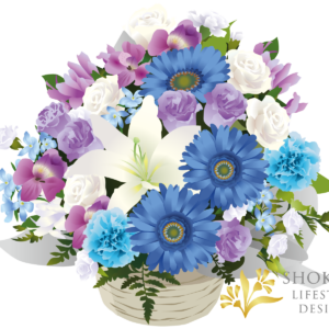 【アレンジ】スタンダード型おまかせWhiteBlue8000-1