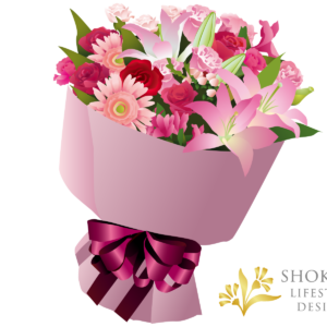【花束】ラウンドおまかせPink10000-1