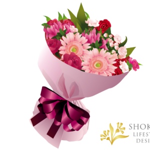 【花束】ラウンドおまかせPink5000-1