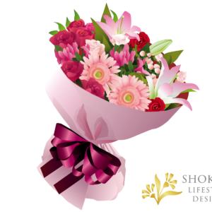 【花束】ラウンドおまかせPink8000-1