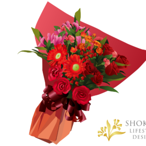 【花束】ワンサイドおまかせRed5000-1