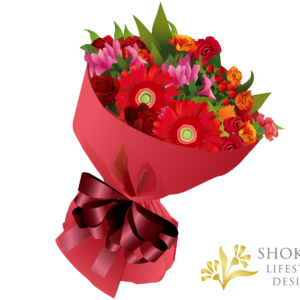 【花束】ラウンドおまかせRed5000-1