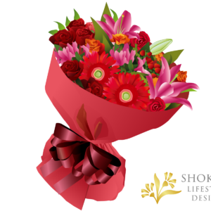 【花束】ラウンドおまかせRed8000-1