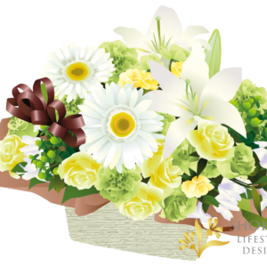 【アレンジ】ショートカット型おまかせWhiteGreen10000-1