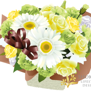 【アレンジ】ショートカット型おまかせWhiteGreen5000-1