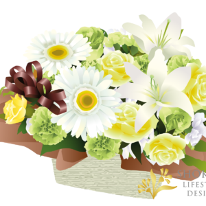 【アレンジ】ショートカット型おまかせWhiteGreen8000-1