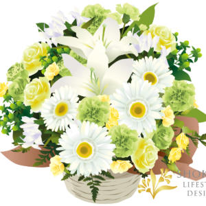 【アレンジ】スタンダード型おまかせWhiteGreen10000-1