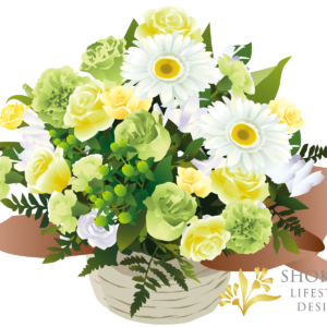 【アレンジ】スタンダード型おまかせWhiteGreen4000-1