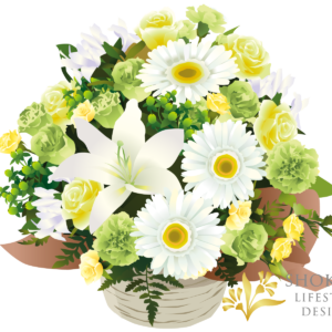 【アレンジ】スタンダード型おまかせWhiteGreen8000-1