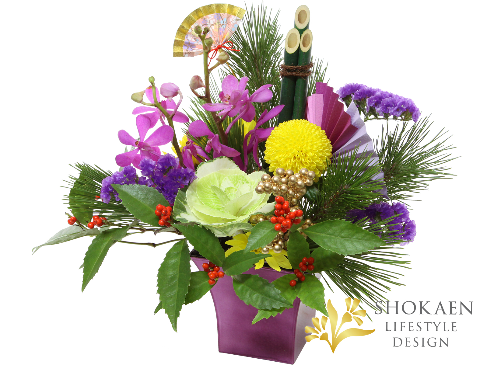 【正月アレンジ】瑠璃-るり-