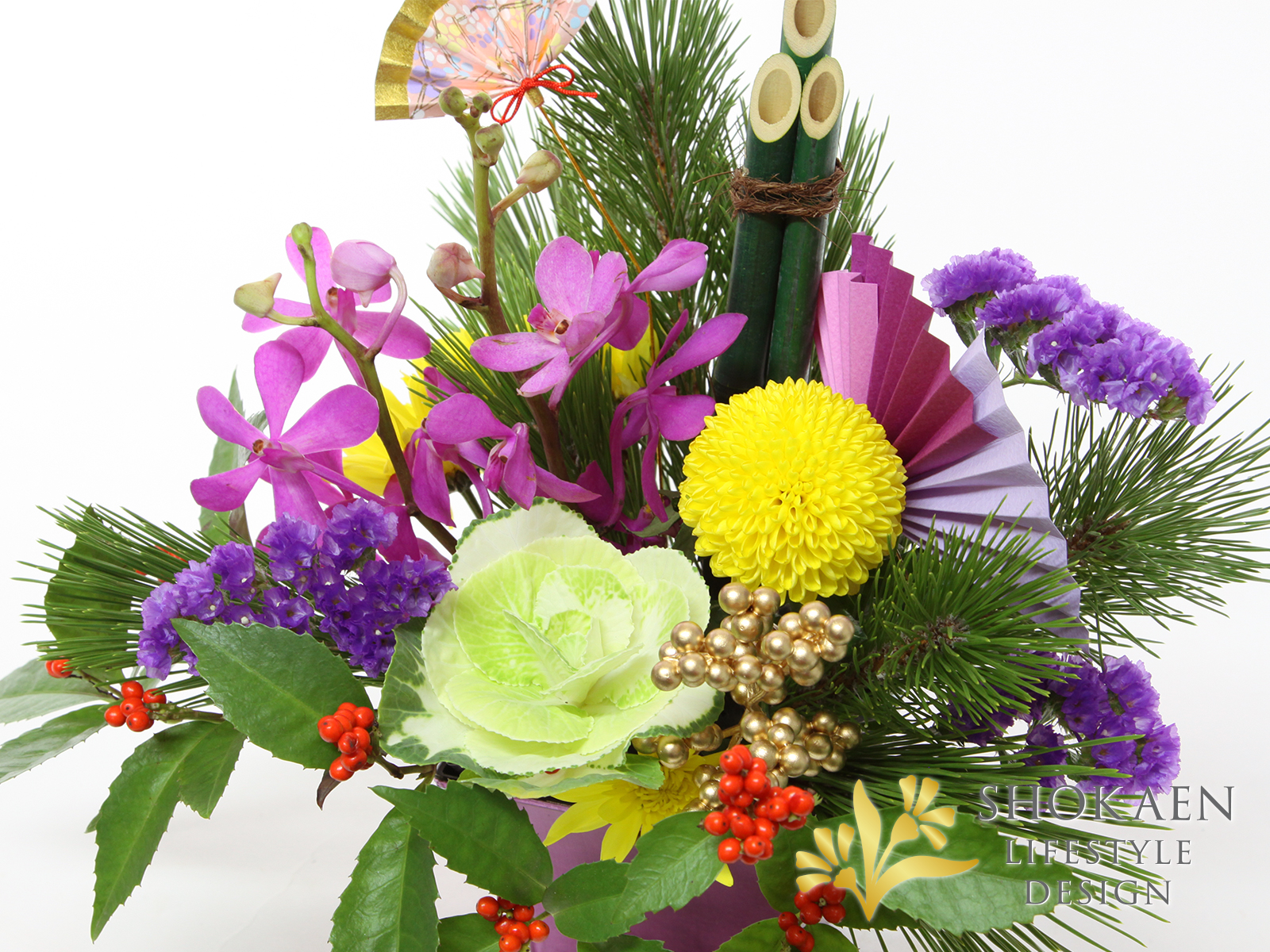 【正月アレンジ】瑠璃-るり-