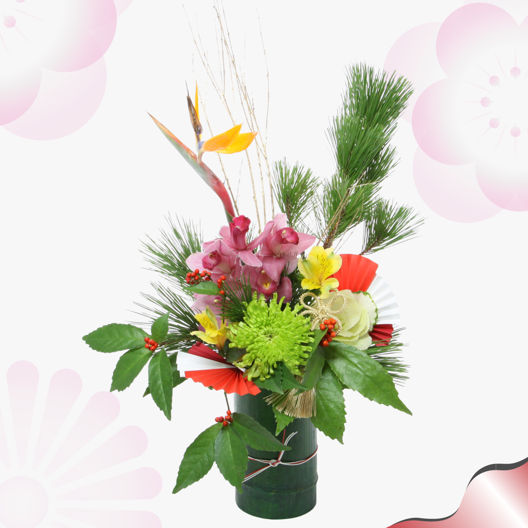 お正月アレンジメ③