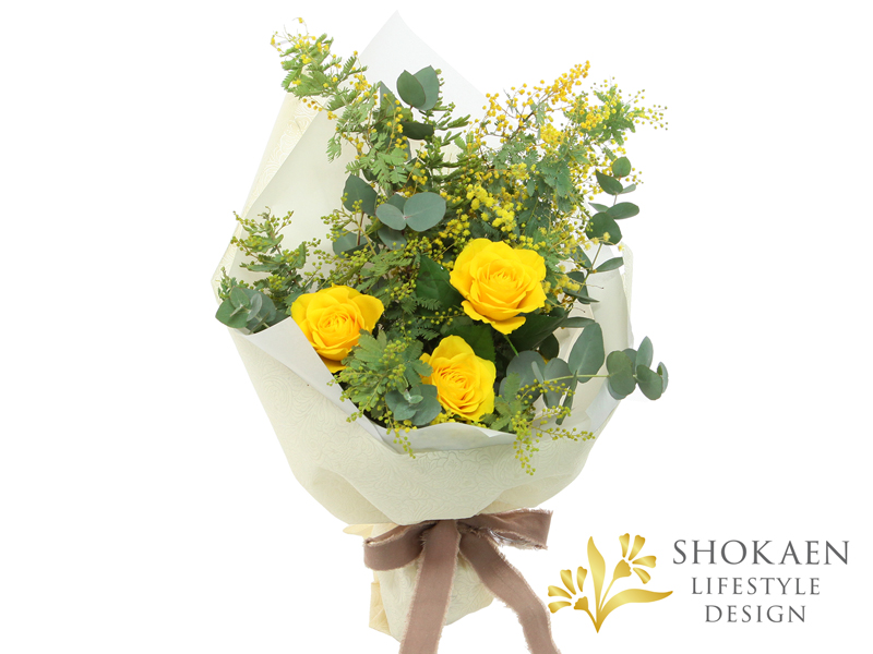 【花束0150】ミモザ・ソレイユ(Y)ー 春の陽だまりー-2