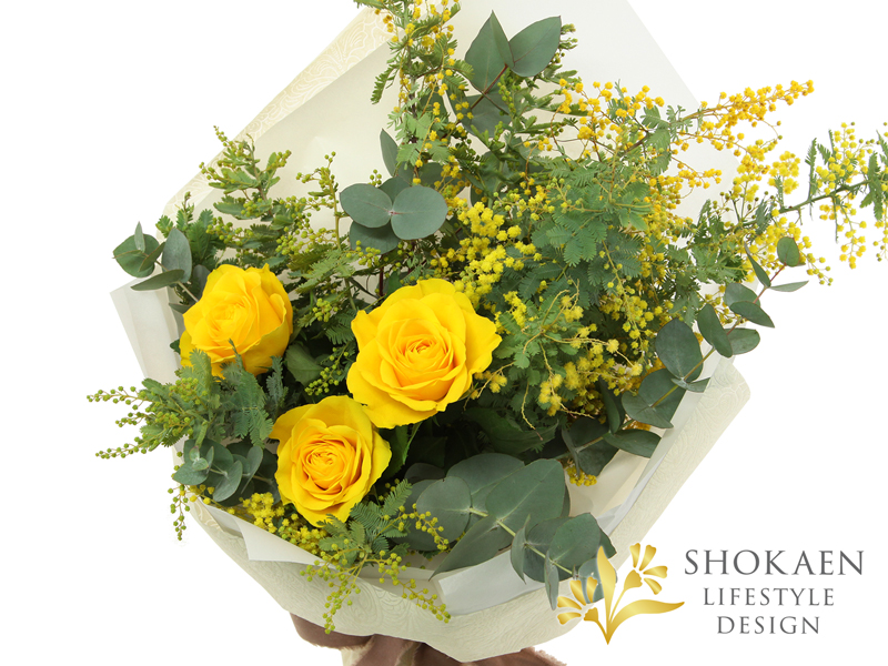 【花束0150】ミモザ・ソレイユ(Y)ー 春の陽だまりー-3
