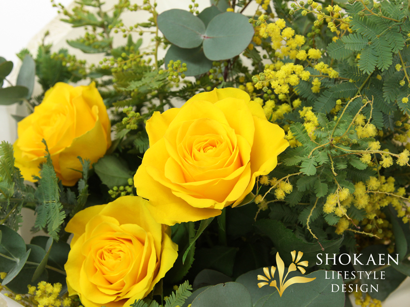 【花束0150】ミモザ・ソレイユ(Y)ー 春の陽だまりー-4