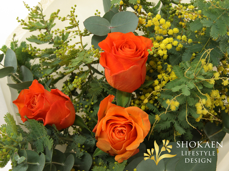 【花束0151】ミモザ・オランジュ(OR)ー 春のぬくもりー-4