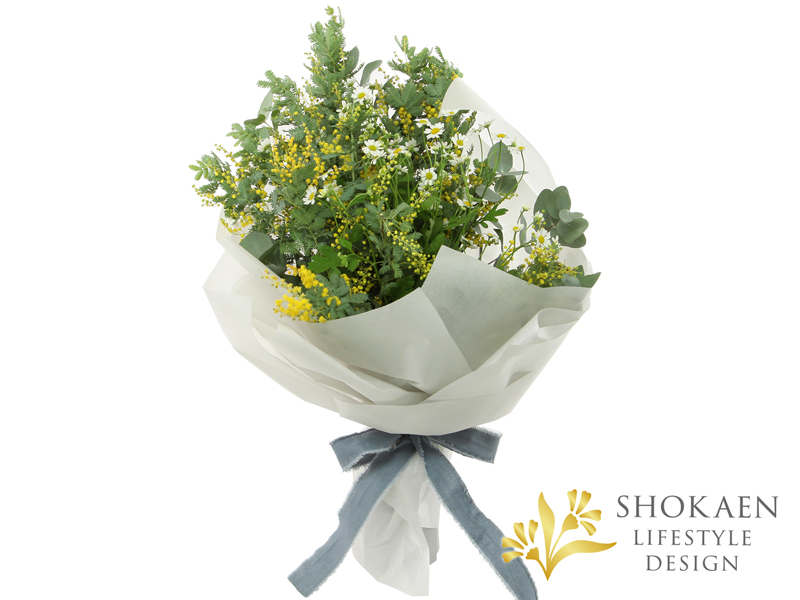 【花束0155】ミモザ・ナチュール(W)ー 野の花の春ー-2